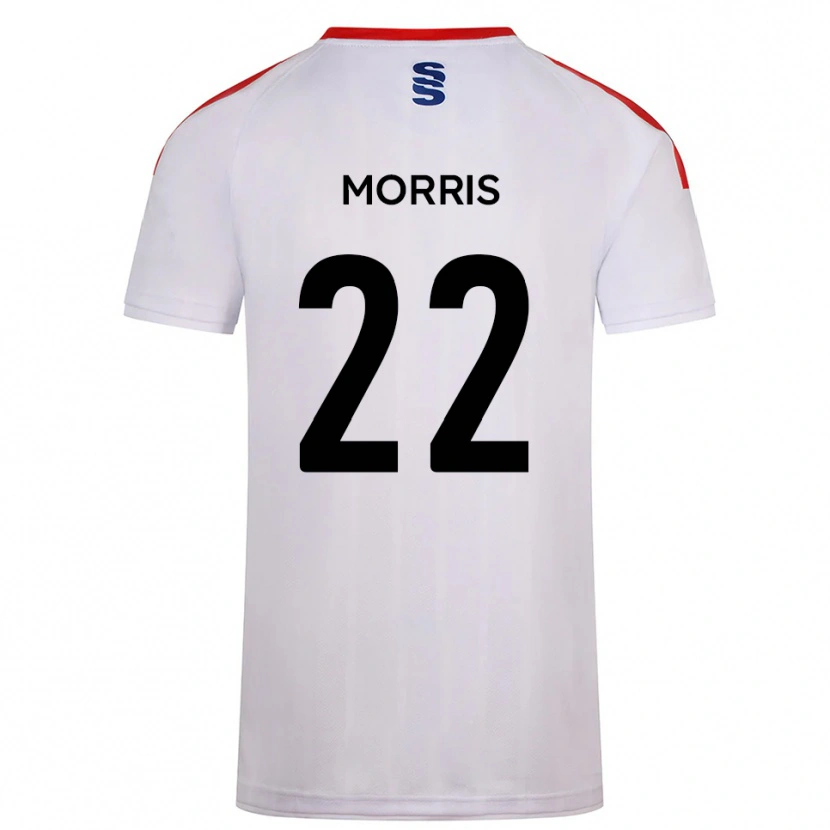 Danxen Bambino Maglia Jack Morris #22 Bianco Blu Marino Kit Gara Home 2025/26 Maglietta