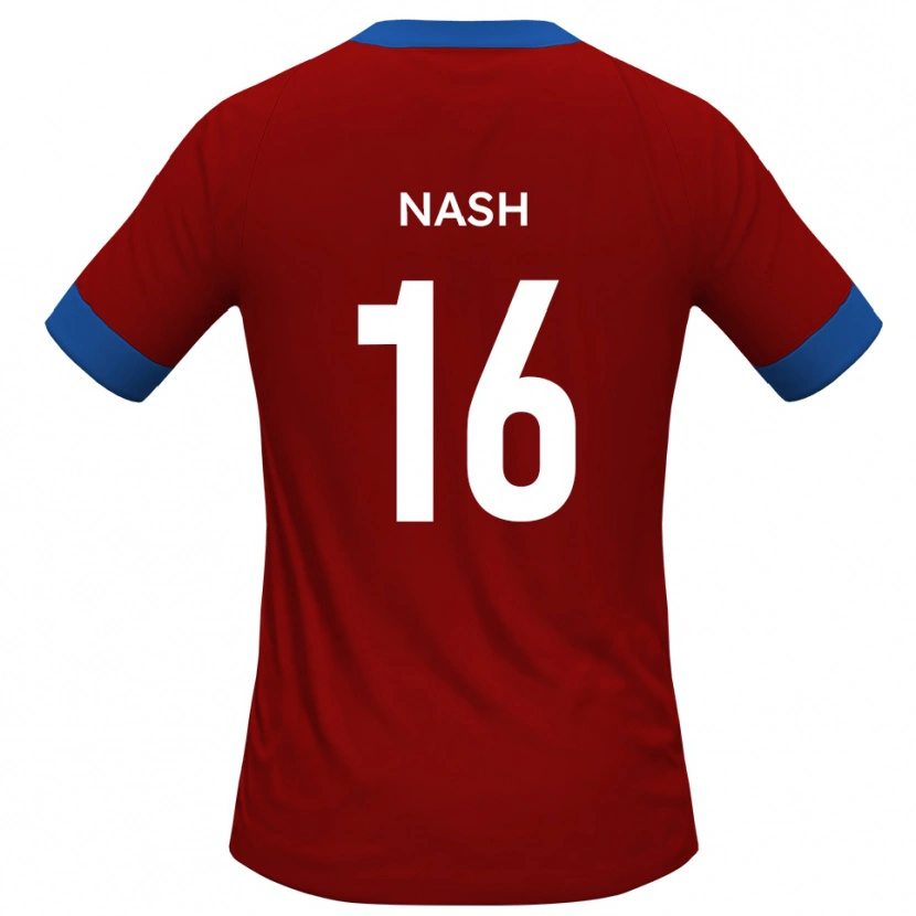 Danxen Bambino Maglia Pat Nash #16 Rosso Blu Kit Gara Home 2025/26 Maglietta