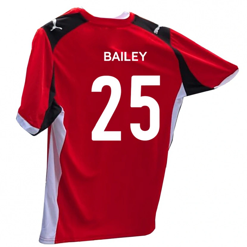Danxen Bambino Maglia Joel Bailey #25 Rosso Bianco Kit Gara Home 2025/26 Maglietta