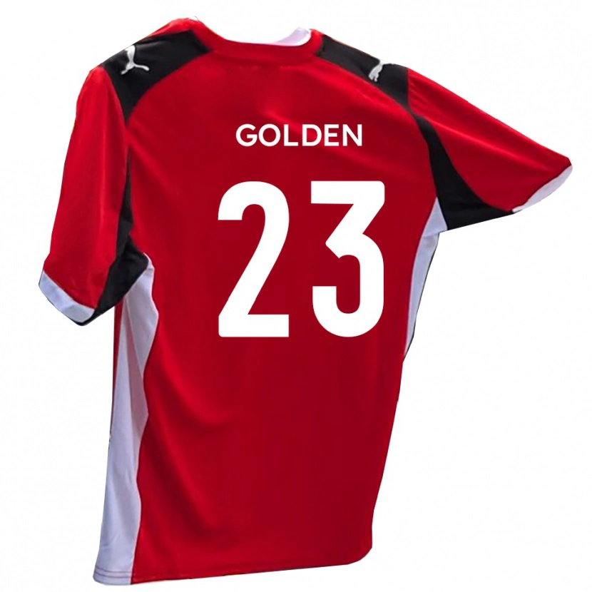 Danxen Bambino Maglia Tylor Golden #23 Rosso Bianco Kit Gara Home 2025/26 Maglietta