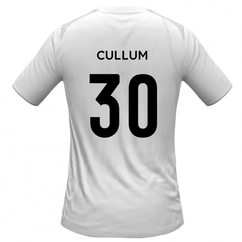 Danxen Bambino Maglia Kai Cullum #30 Bianco Grigio Kit Gara Home 2025/26 Maglietta