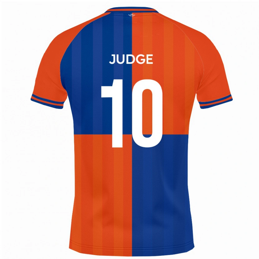 Danxen Bambino Maglia Alan Judge #10 Arancione Blu Reale Kit Gara Home 2025/26 Maglietta