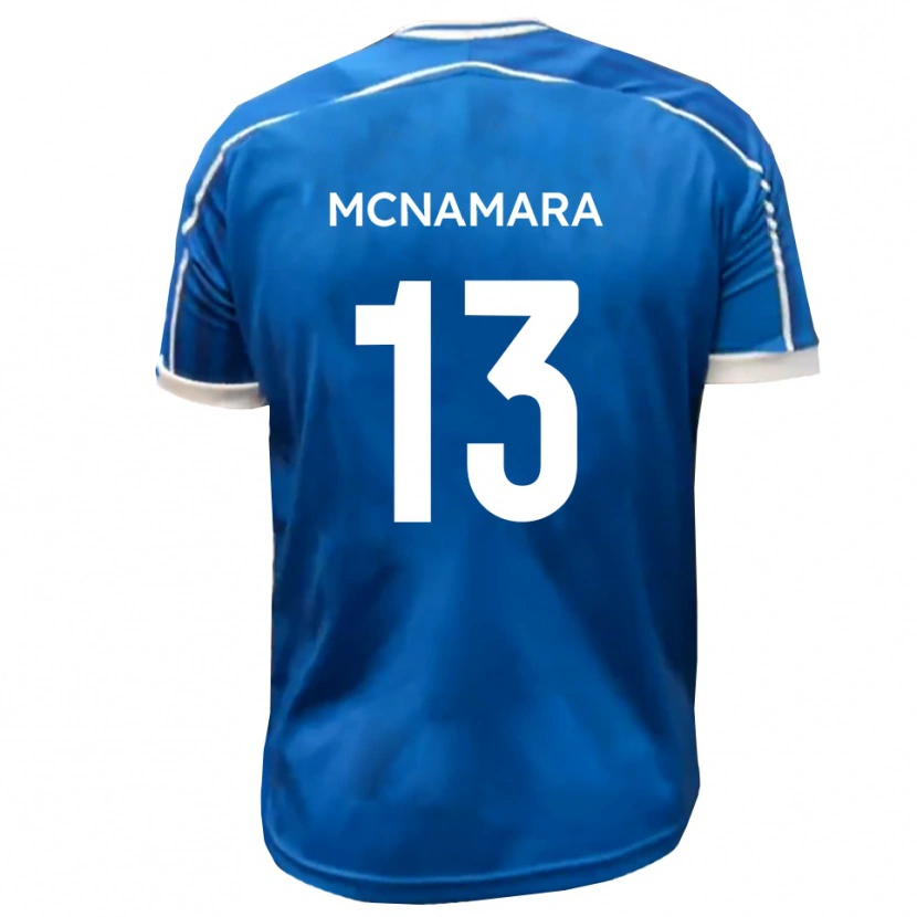 Danxen Bambino Maglia Josh Mcnamara #13 Blu Bianco Kit Gara Home 2025/26 Maglietta