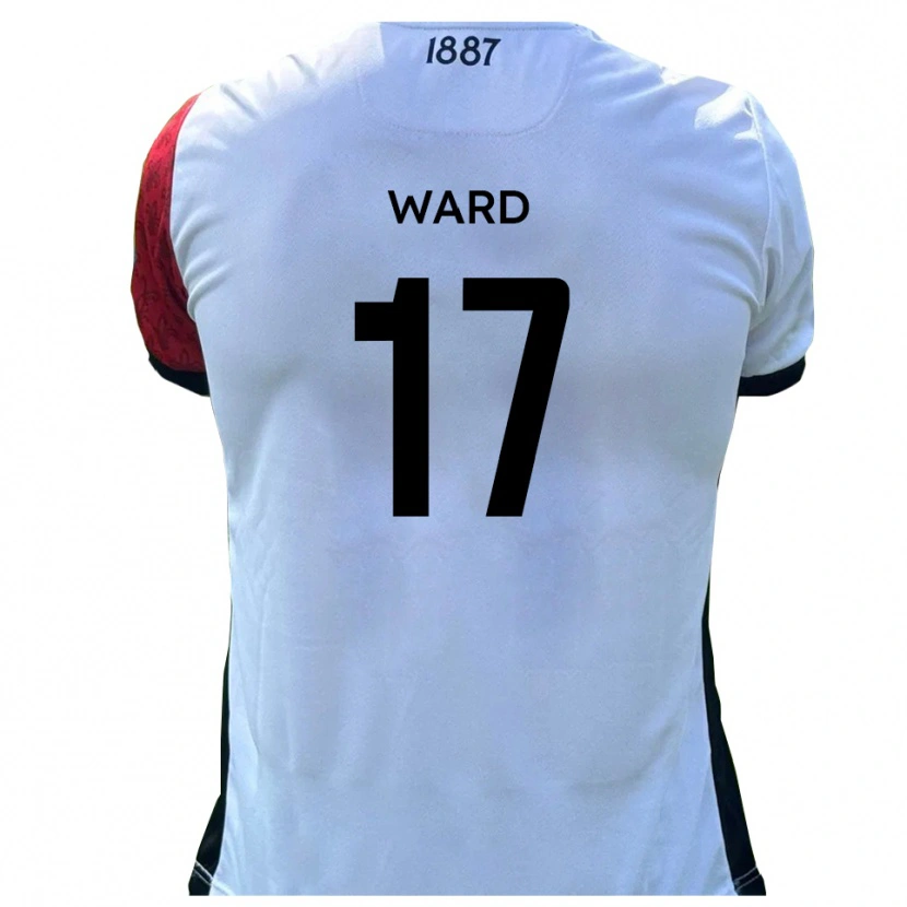 Danxen Bambino Maglia Matt Ward #17 Rosso Bianco Kit Gara Home 2025/26 Maglietta