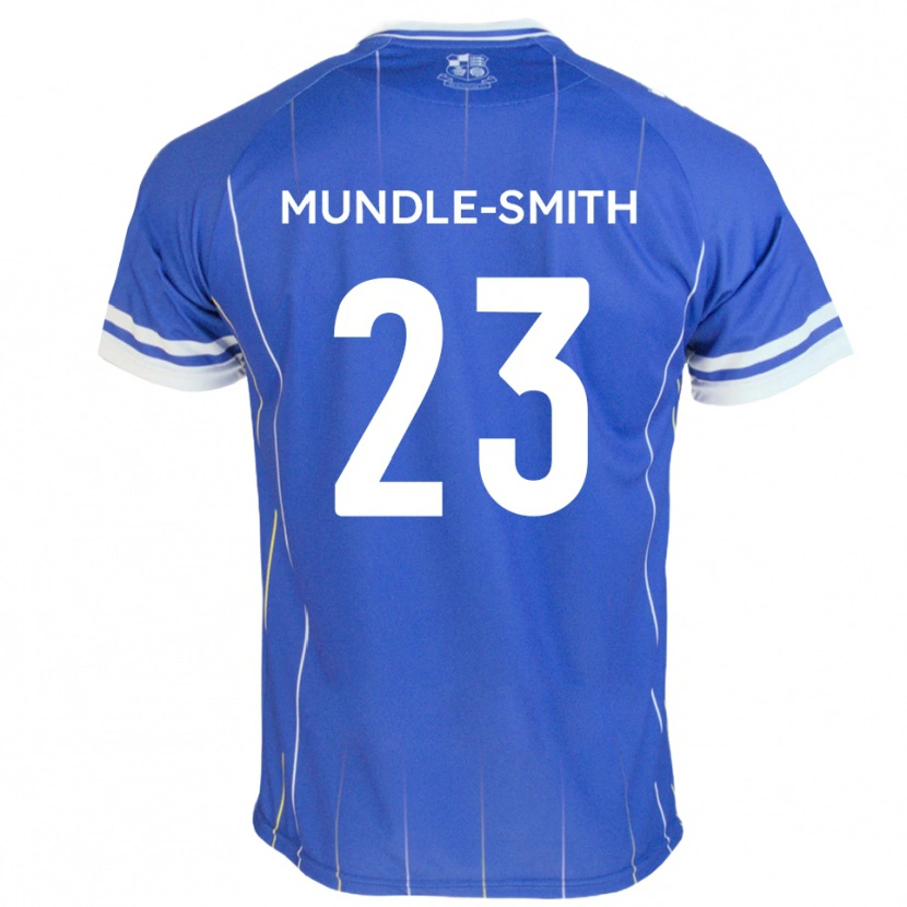 Danxen Bambino Maglia Jaydn Mundle-Smith #23 Blu Reale Kit Gara Home 2025/26 Maglietta
