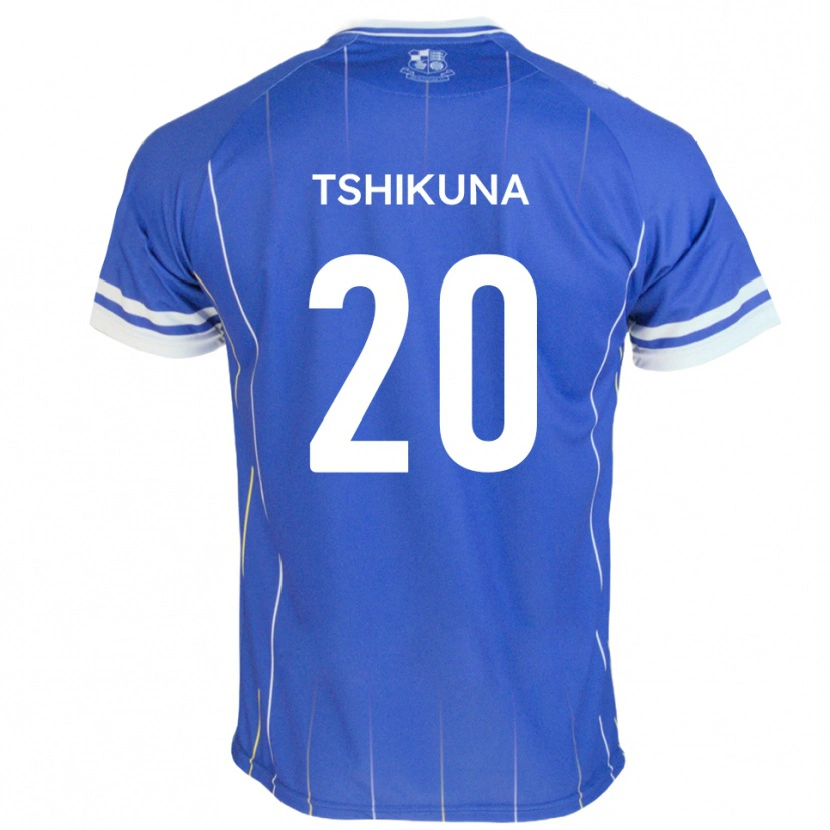 Danxen Bambino Maglia Nathan Tshikuna #20 Blu Reale Kit Gara Home 2025/26 Maglietta