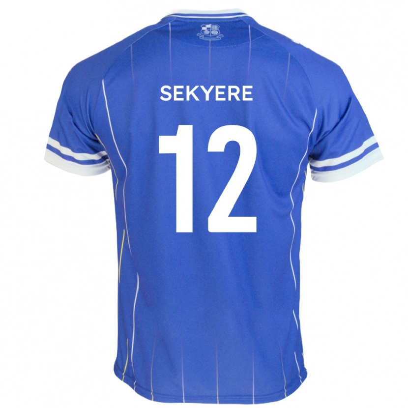Danxen Bambino Maglia Jeffrey Sekyere #12 Blu Reale Kit Gara Home 2025/26 Maglietta