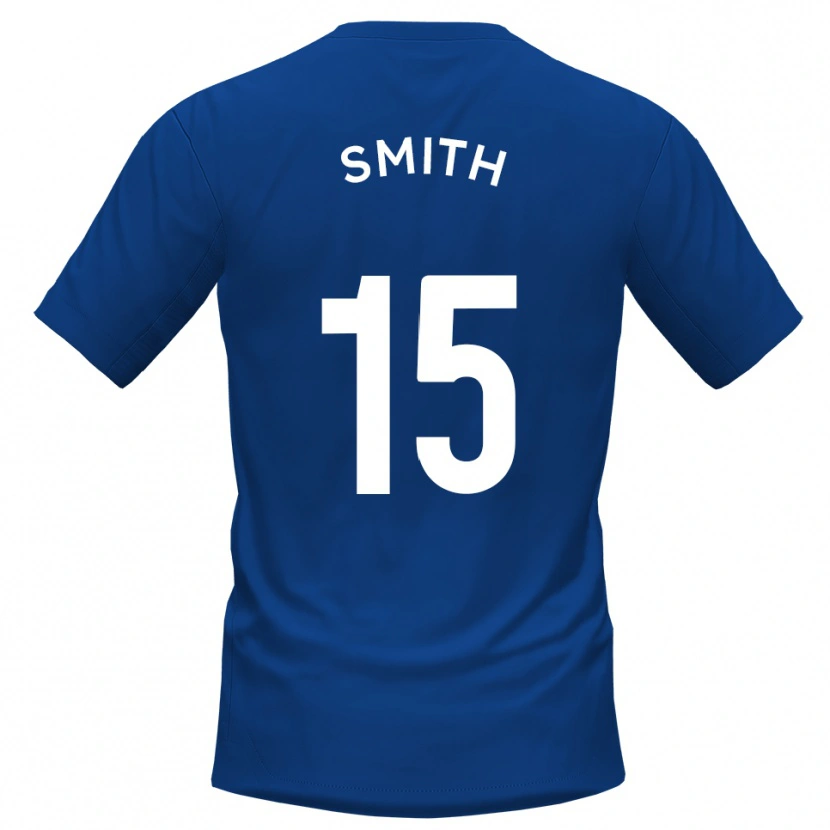 Danxen Bambino Maglia Will Smith #15 Blu Bianco Kit Gara Home 2025/26 Maglietta