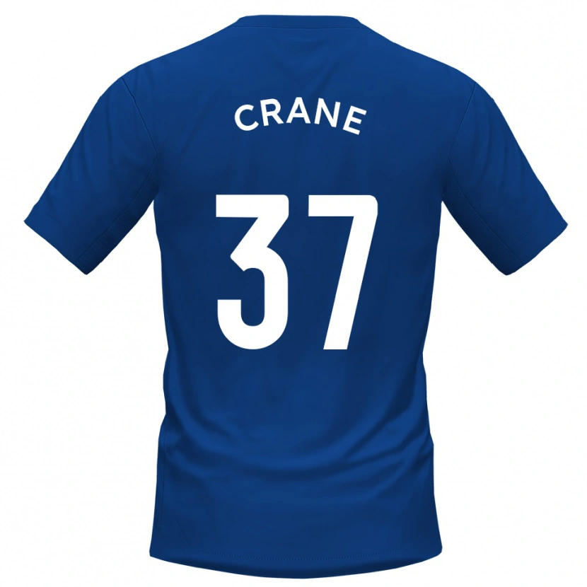 Danxen Bambino Maglia Nick Crane #37 Blu Bianco Kit Gara Home 2025/26 Maglietta