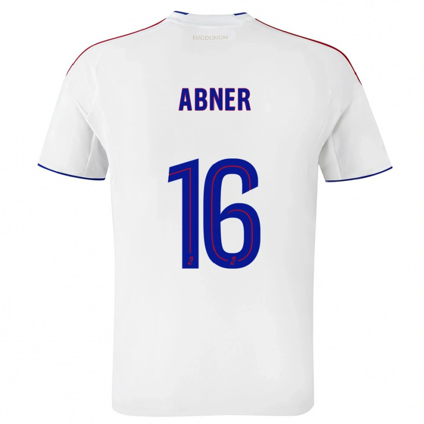 Danxen Bambino Maglia Abner #16 Bianco Rosso Kit Gara Home 2025/26 Maglietta