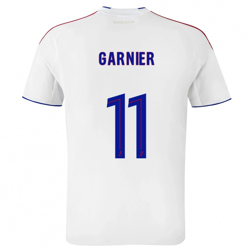 Danxen Bambino Maglia Erawan Garnier #11 Bianco Rosso Kit Gara Home 2025/26 Maglietta