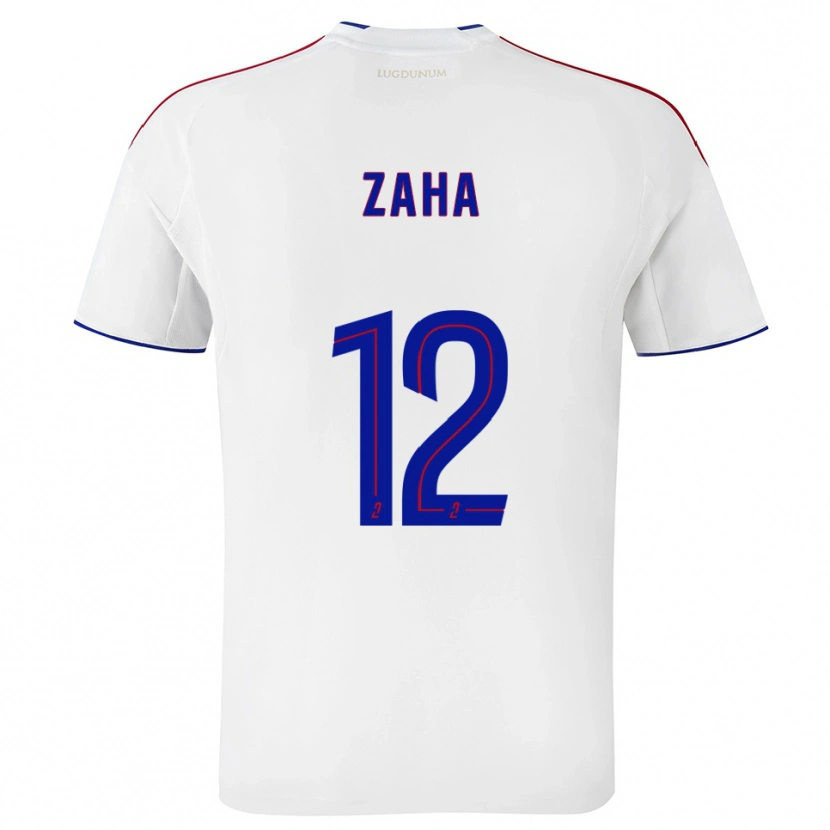 Danxen Bambino Maglia Wilfried Zaha #12 Bianco Rosso Kit Gara Home 2025/26 Maglietta