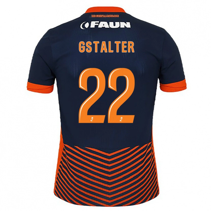Danxen Bambino Maglia Lola Gstalter #22 Blu Mezzanotte Arancione Kit Gara Home 2025/26 Maglietta
