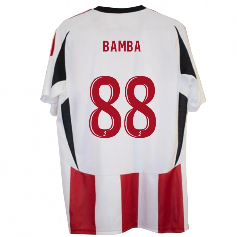 Danxen Bambino Maglia Axel Bamba #88 Rosso Blu Kit Gara Home 2025/26 Maglietta