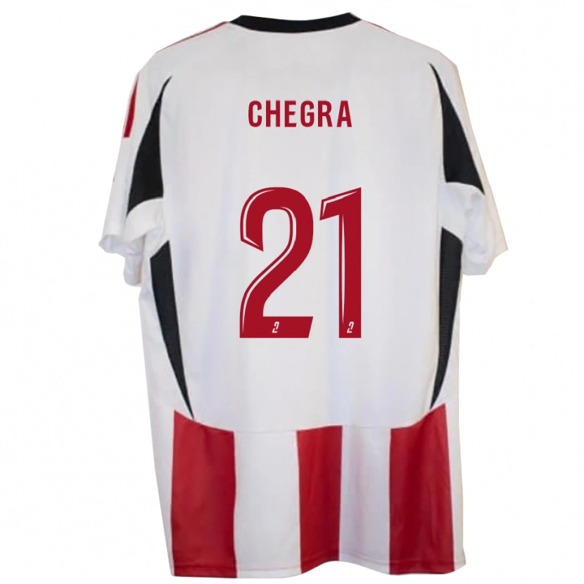 Danxen Bambino Maglia Ivane Chegra #21 Rosso Blu Kit Gara Home 2025/26 Maglietta