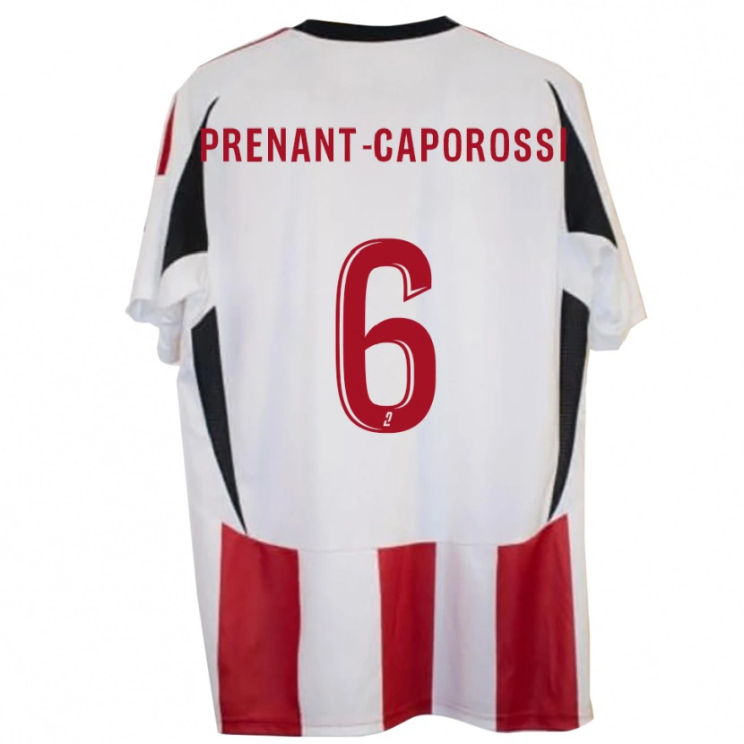 Danxen Bambino Maglia Valentin Prenant-Caporossi #6 Rosso Blu Kit Gara Home 2025/26 Maglietta