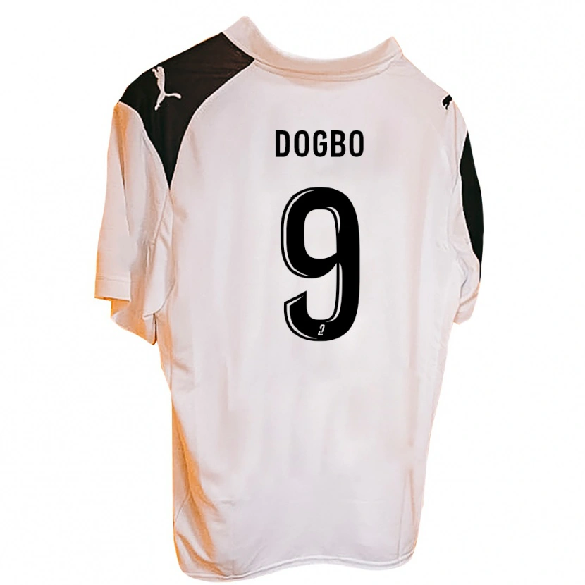 Danxen Bambino Maglia Camron Dogbo #9 Nero Bianco Kit Gara Home 2025/26 Maglietta