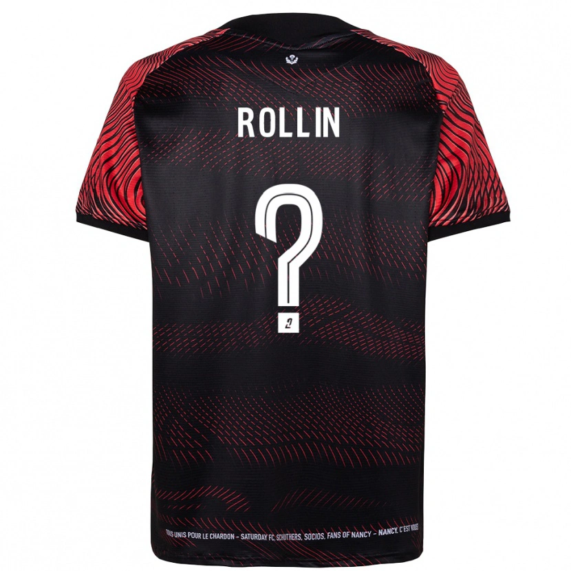 Danxen Bambino Maglia Sandra Rollin #0 Bianco Rosso Kit Gara Home 2025/26 Maglietta