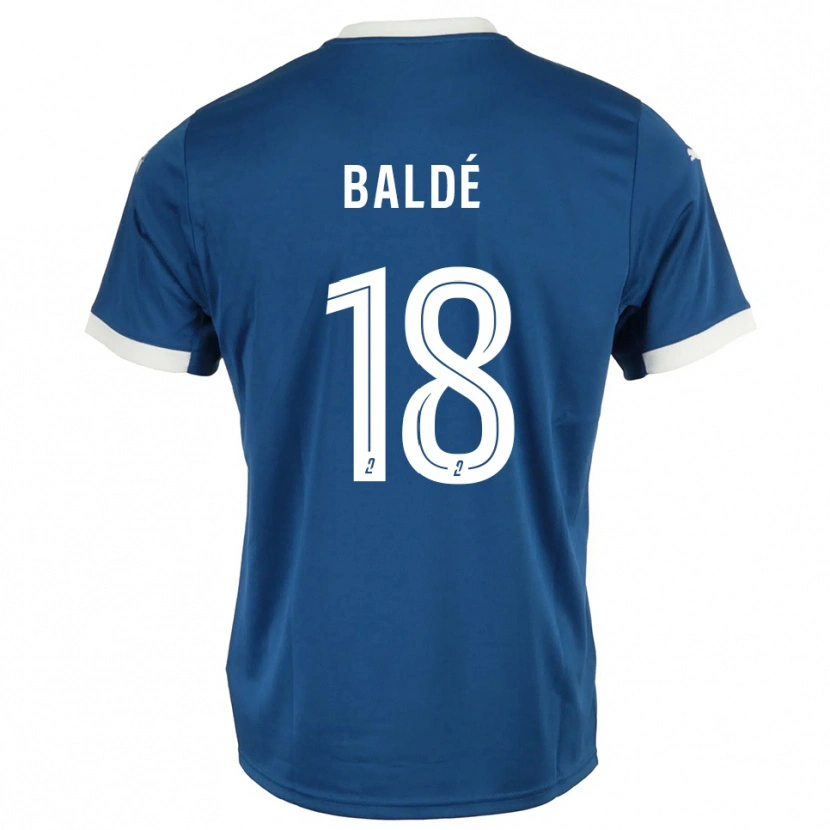 Danxen Bambino Maglia Thierno Baldé #18 Blu Bianco Kit Gara Home 2025/26 Maglietta