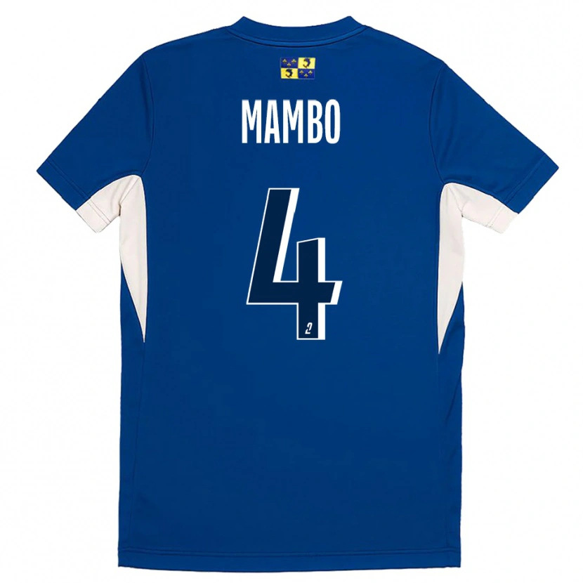 Danxen Bambino Maglia Stone Mambo #4 Blu Blu Marino Kit Gara Home 2025/26 Maglietta