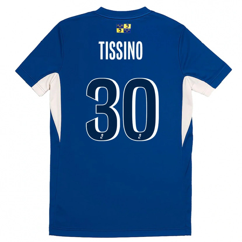Danxen Bambino Maglia Julie Tissino #30 Blu Blu Marino Kit Gara Home 2025/26 Maglietta