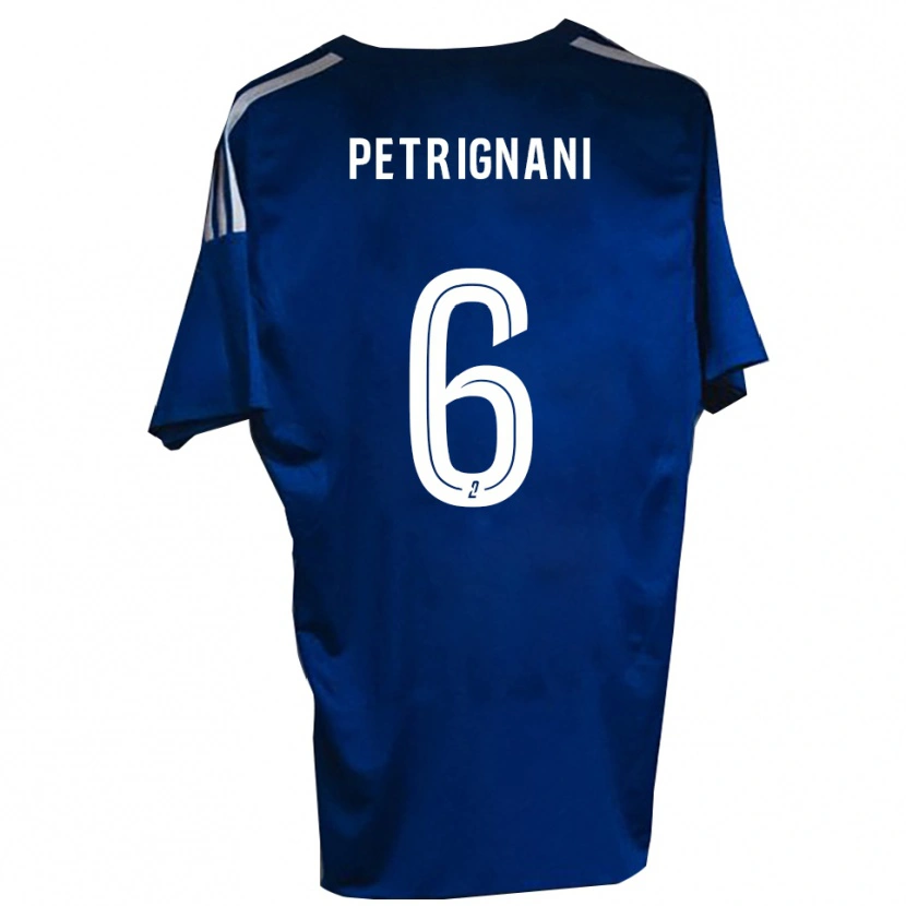 Danxen Bambino Maglia Matteo Petrignani #6 Blu Bianco Kit Gara Home 2025/26 Maglietta
