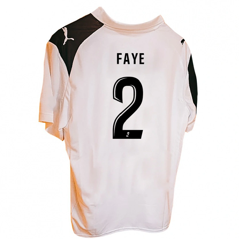 Danxen Bambino Maglia Bilal Faye #2 Arancione Nero Kit Gara Home 2025/26 Maglietta