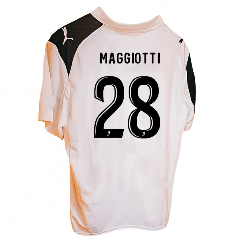 Danxen Bambino Maglia Julien Maggiotti #28 Arancione Nero Kit Gara Home 2025/26 Maglietta