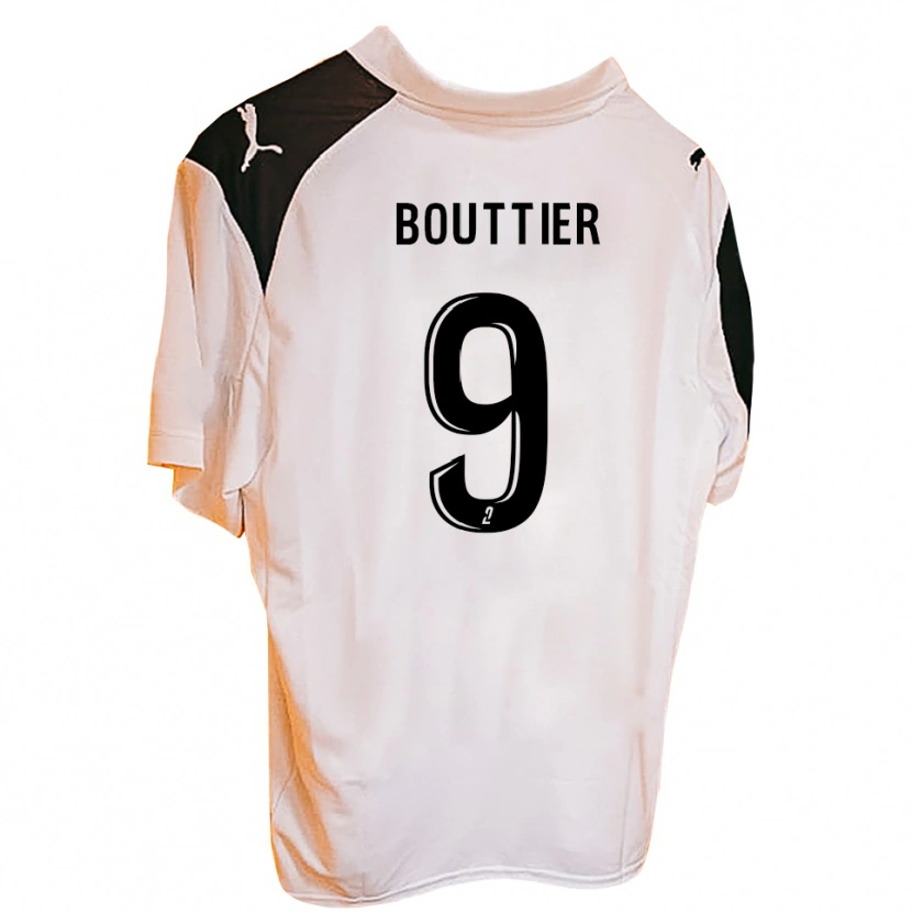 Danxen Bambino Maglia Evan Bouttier #9 Arancione Nero Kit Gara Home 2025/26 Maglietta