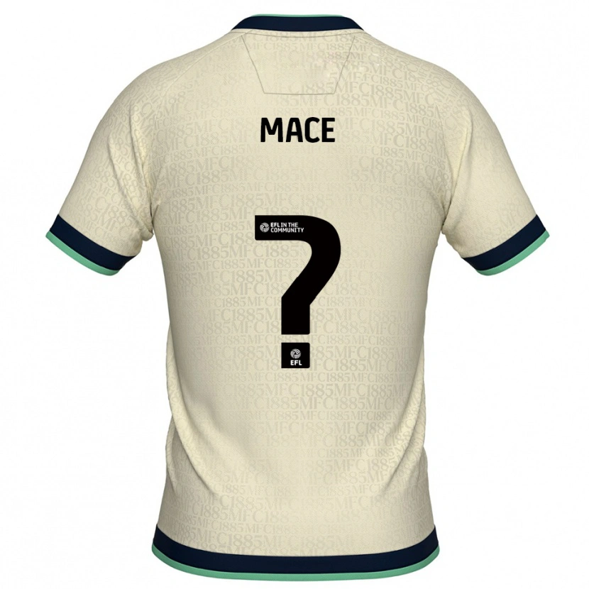 Danxen Bambino Maglia Katherine Mace #0 Champagne Blu Marino Kit Gara Away 2025/26 Maglietta
