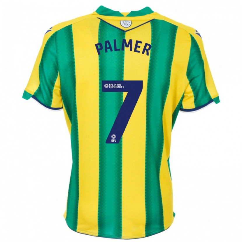 Danxen Bambino Maglia Rio Parmar #7 Giallo Verde Kit Gara Away 2025/26 Maglietta
