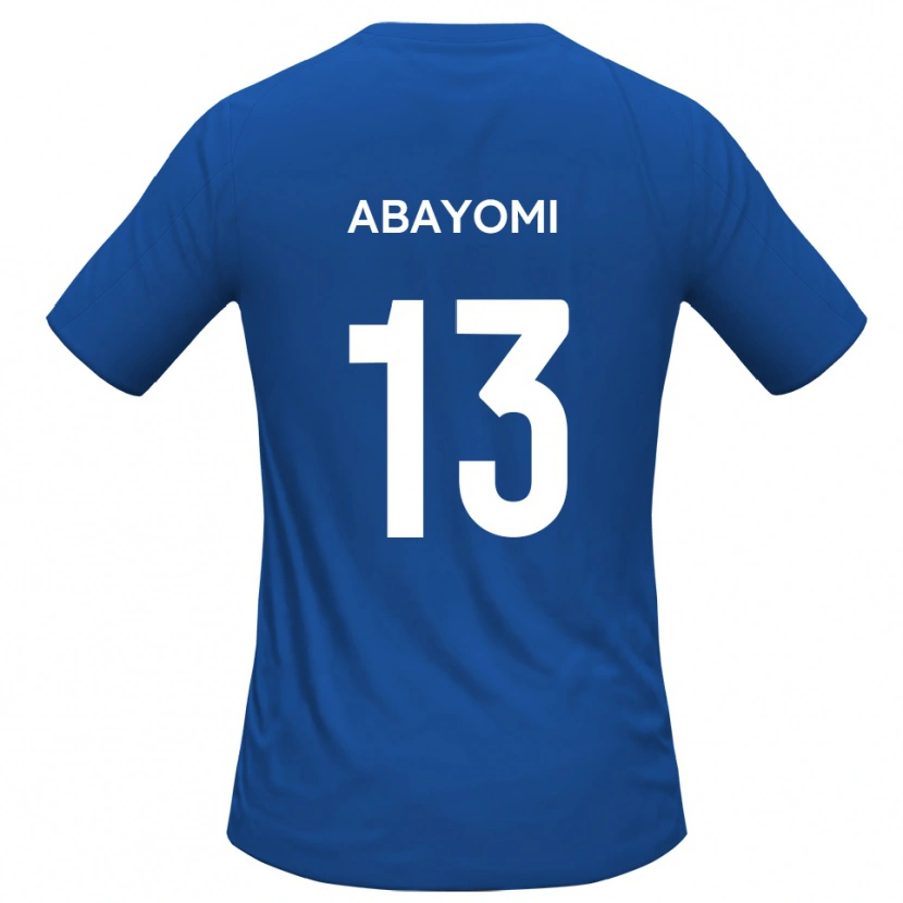 Danxen Bambino Maglia Koju Abayomi #13 Azzurro Cielo Kit Gara Away 2025/26 Maglietta