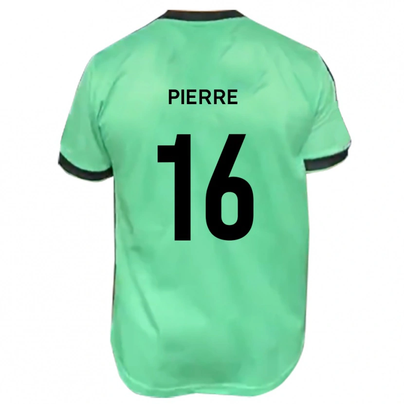 Danxen Bambino Maglia Aaron Pierre #16 Turchese Nero Kit Gara Away 2025/26 Maglietta