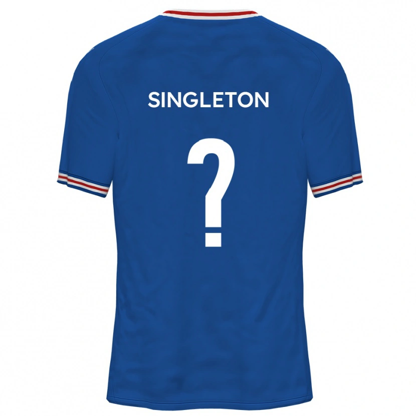 Danxen Bambino Maglia Faye Singleton #0 Blu Dodger Kit Gara Away 2025/26 Maglietta