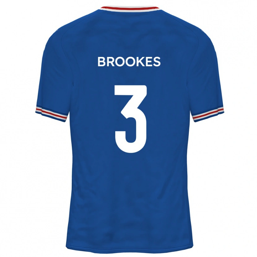 Danxen Bambino Maglia Ben Brookes #3 Blu Dodger Kit Gara Away 2025/26 Maglietta