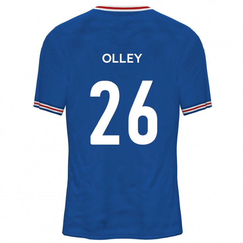 Danxen Bambino Maglia Greg Olley #26 Blu Dodger Kit Gara Away 2025/26 Maglietta