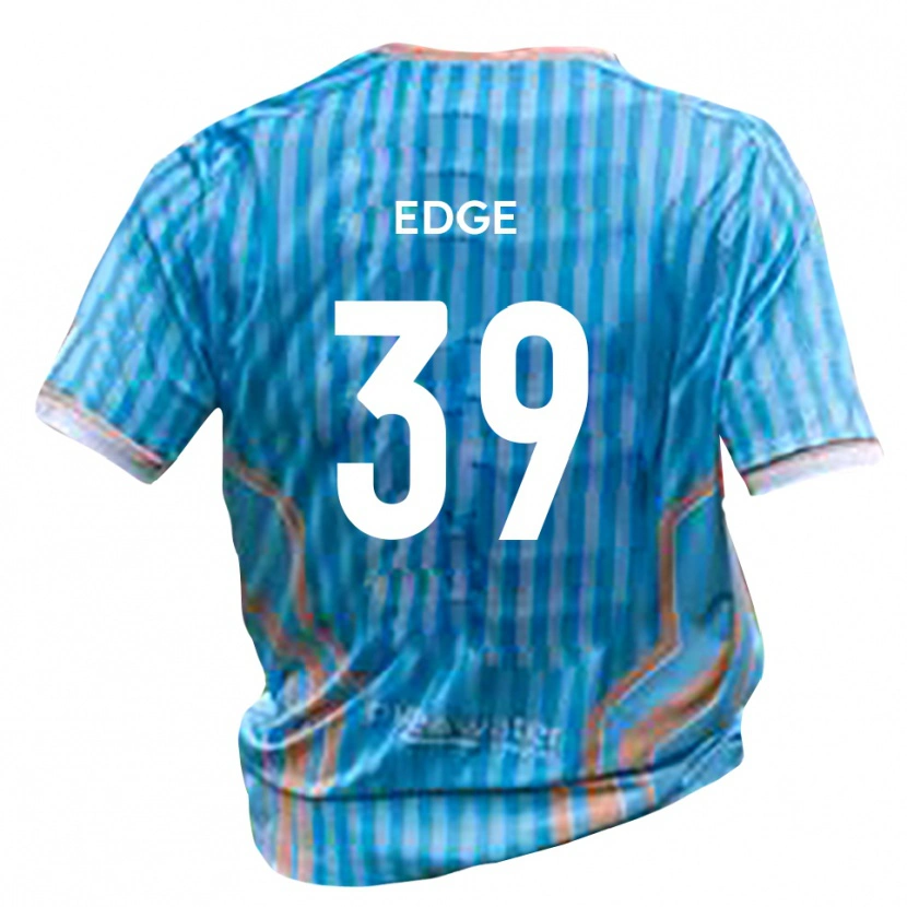 Danxen Bambino Maglia Charlie Edge #39 Nero Oro Kit Gara Away 2025/26 Maglietta