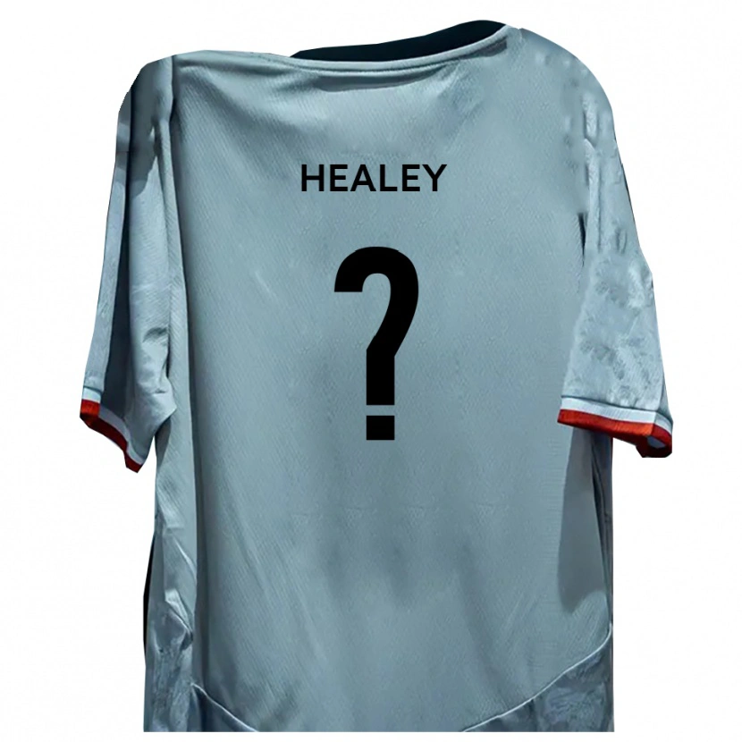 Danxen Bambino Maglia Maisy Healey #0 Bianco Nero Kit Gara Away 2025/26 Maglietta