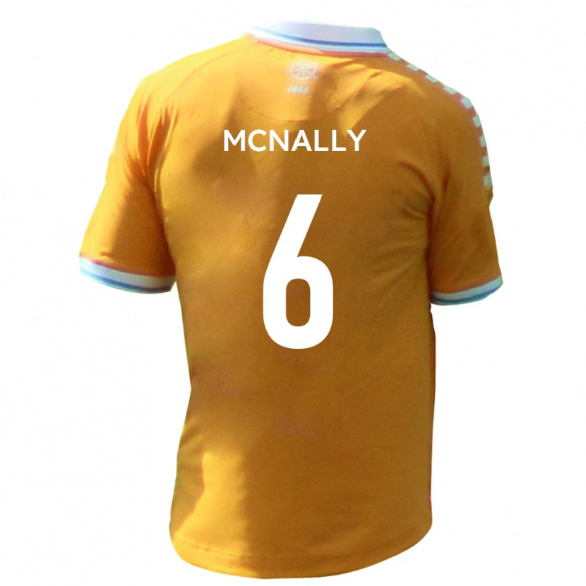 Danxen Bambino Maglia Reiss Mcnally #6 Giallo Blu Kit Gara Away 2025/26 Maglietta