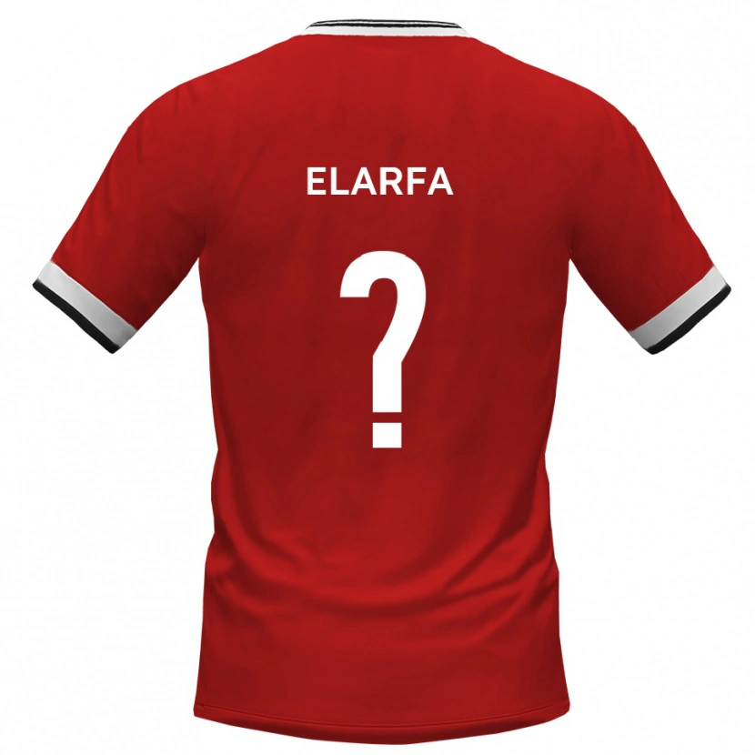 Danxen Bambino Maglia Hosni Elarfa #0 Bianco Nero Kit Gara Away 2025/26 Maglietta