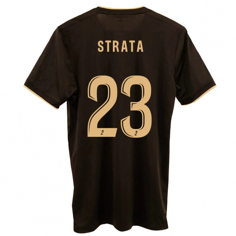 Danxen Bambino Maglia Tony Strata #23 Blu Rosso Kit Gara Away 2025/26 Maglietta