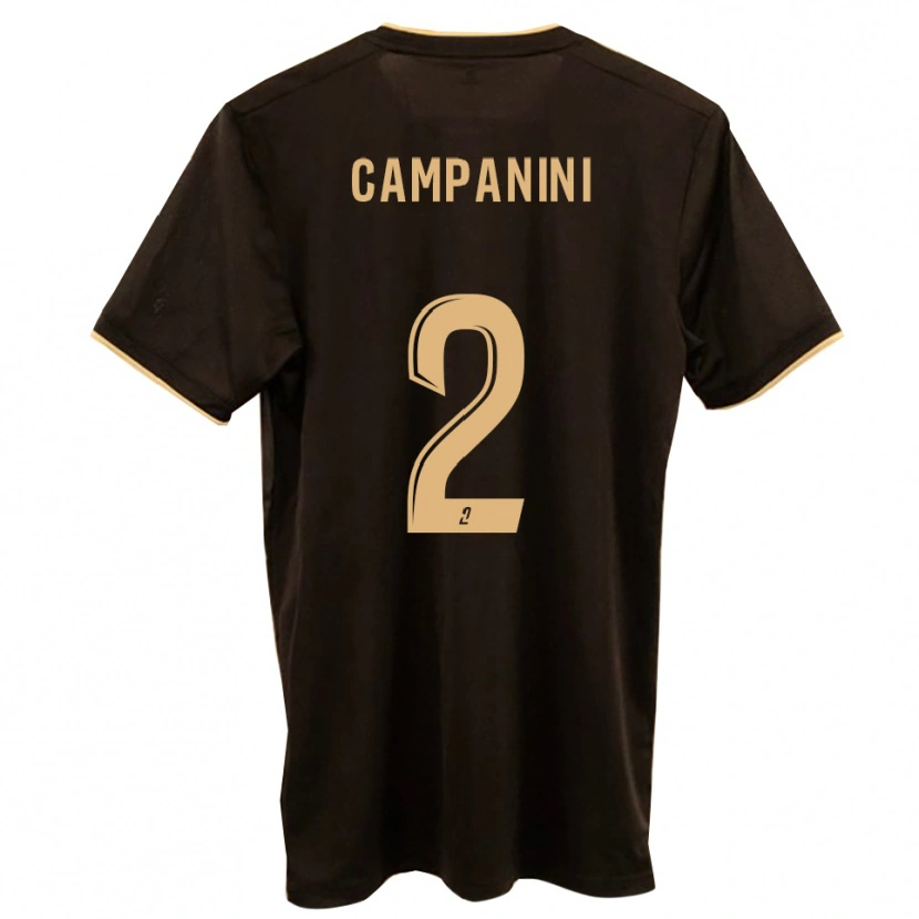 Danxen Bambino Maglia Thibault Campanini #2 Blu Rosso Kit Gara Away 2025/26 Maglietta