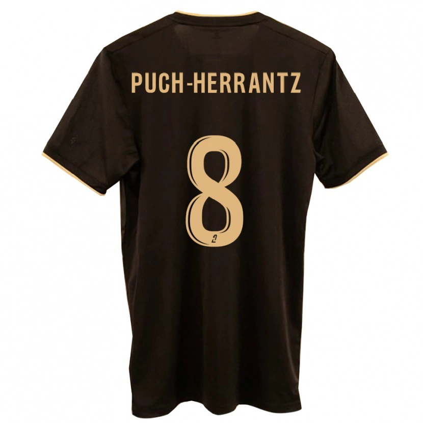Danxen Bambino Maglia Mehdi Puch-Herrantz #8 Blu Rosso Kit Gara Away 2025/26 Maglietta