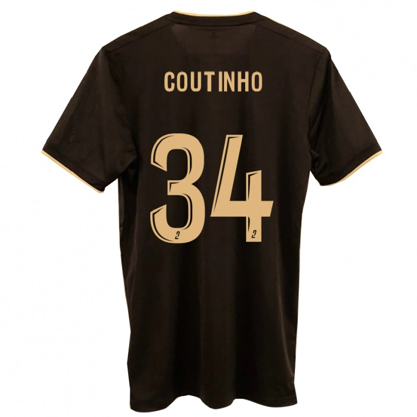Danxen Bambino Maglia Ricardo Coutinho #34 Blu Rosso Kit Gara Away 2025/26 Maglietta