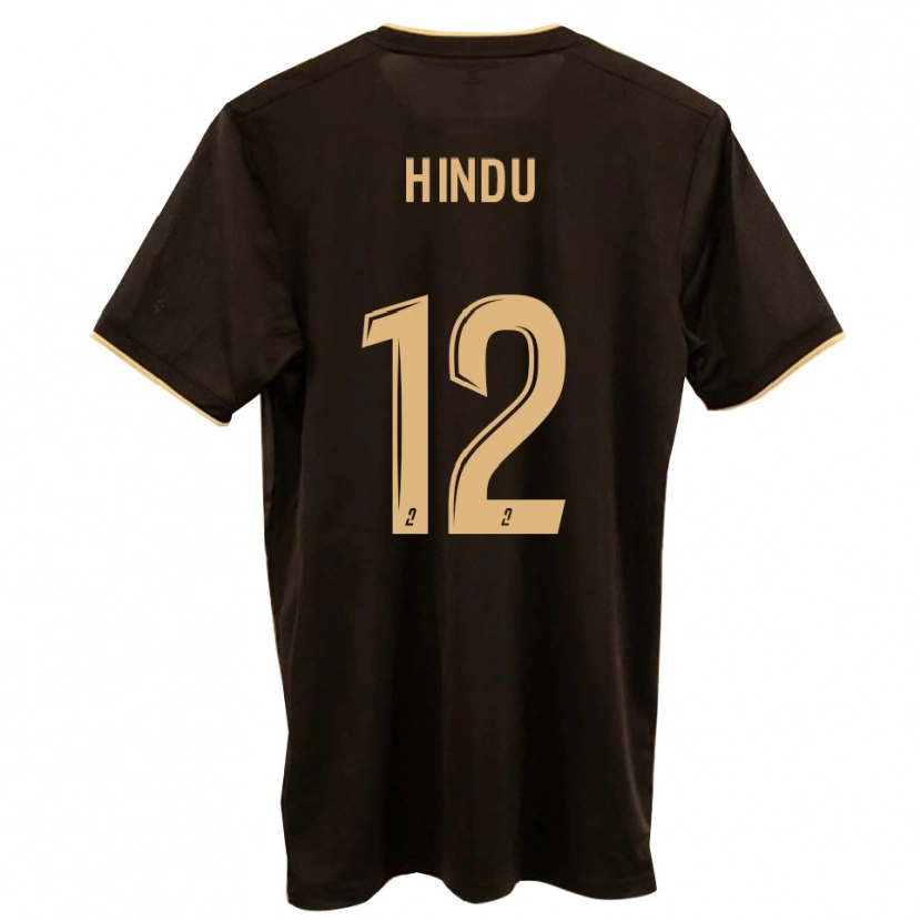 Danxen Bambino Maglia Fharel Hindu #12 Blu Rosso Kit Gara Away 2025/26 Maglietta