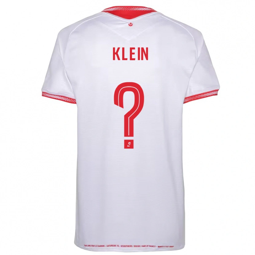 Danxen Bambino Maglia Alycia Klein #0 Nero Rosso Kit Gara Away 2025/26 Maglietta