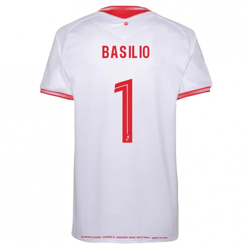 Danxen Bambino Maglia Enzo Basilio #1 Nero Rosso Kit Gara Away 2025/26 Maglietta
