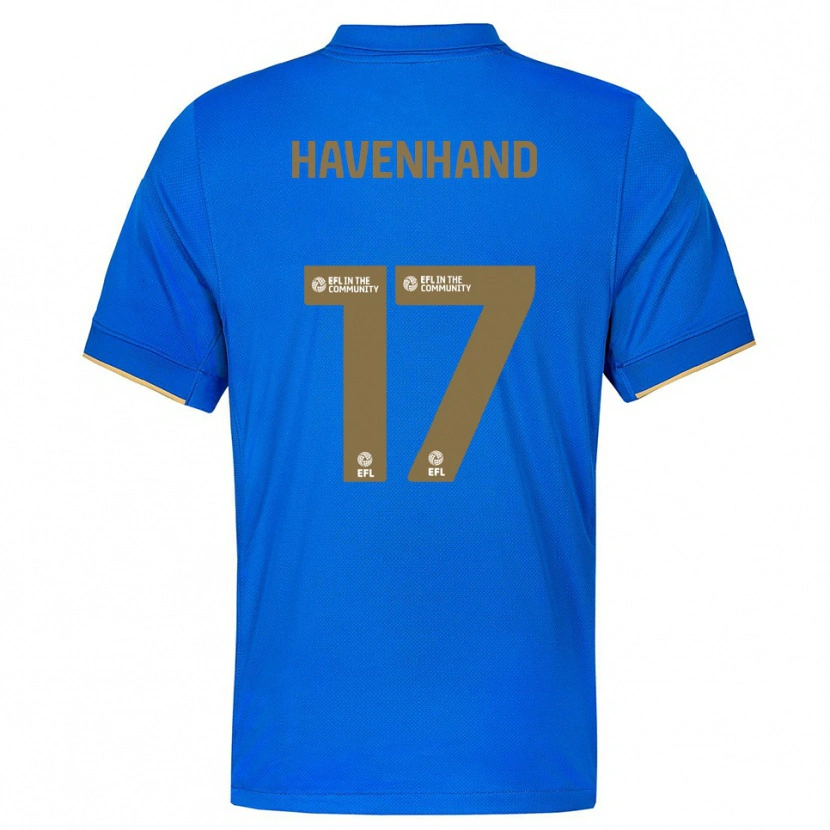 Danxen Uomo Maglia Kurtis Havenhand #17 Blu Oro Kit Gara Home 2025/26 Maglietta
