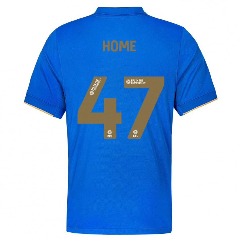 Danxen Uomo Maglia Josh Home #47 Blu Oro Kit Gara Home 2025/26 Maglietta
