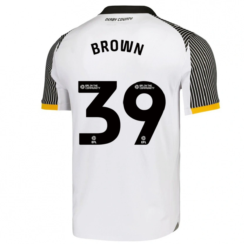 Danxen Uomo Maglia Dajaune Brown #39 Bianco Nero Kit Gara Home 2025/26 Maglietta